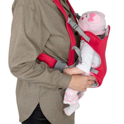 Рюкзак кенгуру для ребенка Baby Carrier Красный-2