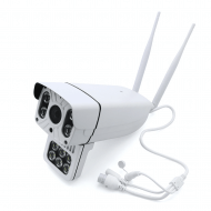 Беспроводная уличная WiFi IP камера видеонаблюдения K01 (2MP, 1080P, Night Vision, приложение V380 Pro)