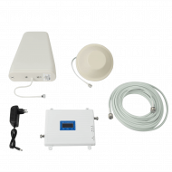 Усилитель сигнала связи Wingstel 900/2100/2600 MHz (для 2G/3G/4G) 65 dBi, кабель 15 м., комплект