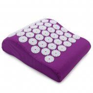 Массажная акупунктурная подушка (анатомическая) EcoRelax, фиолетовый