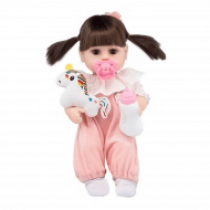 Силиконовая кукла Реборн девочка Ева, 38 см