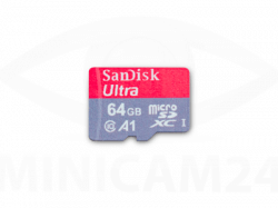 Карта памяти SDXC Micro SanDisk Ultra 64GB+ SD adapter